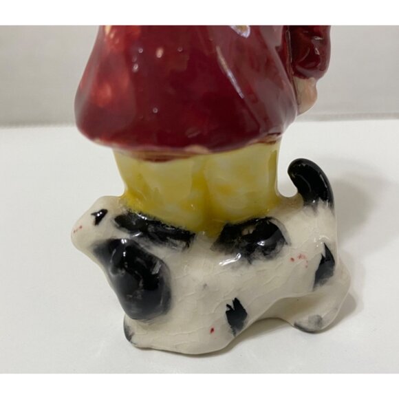 Vtg Girl & Puppy US Mailbox Salt & Pepper Shaker Set Japan - Picture 3 of 8